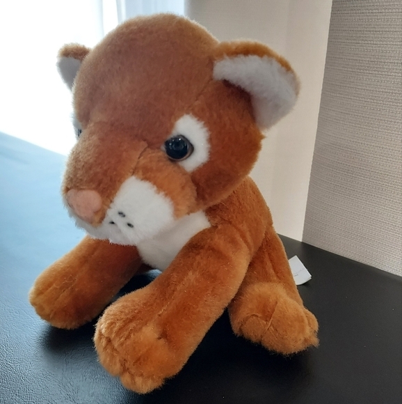 Scholastic Books Plush Lion Cub Light Brown 6in 2016 - Picture 1 of 9